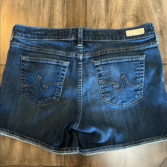 Ag Adriano Goldschmied Blue Jean Shorts - Picture 3 of 6